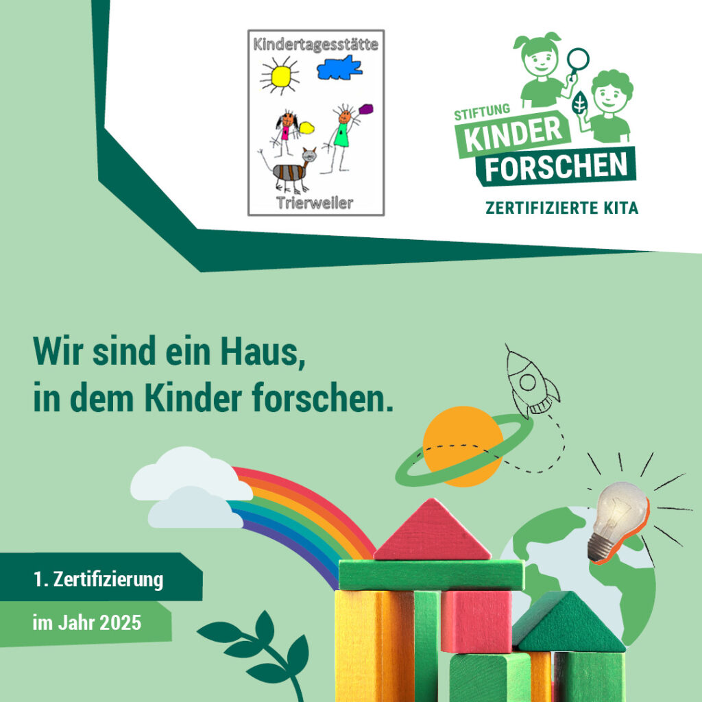 Zertifizierungsbanner der Kita Trierweiler 2025